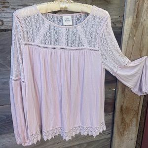 Dusty rose boho top from Knox Rose. Size S but runs large